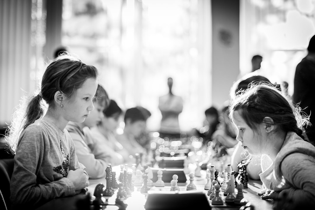 Small team having a discussion around a table